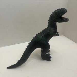 Vintage T REX Tyrannosaurus Rubber Figurine Toy 11 Inch Action Figure 1990s